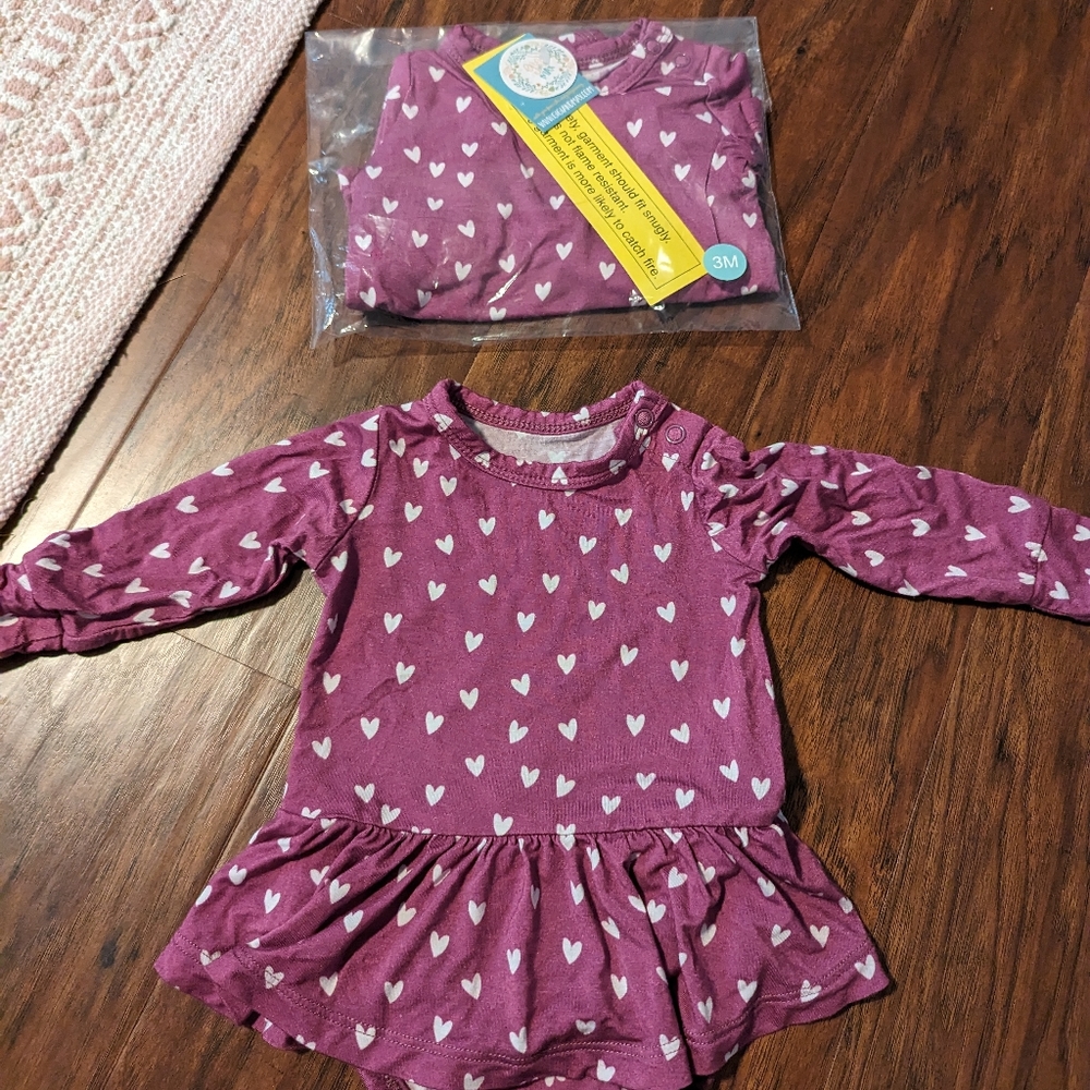 Brand new still in package bamboo onesie dress